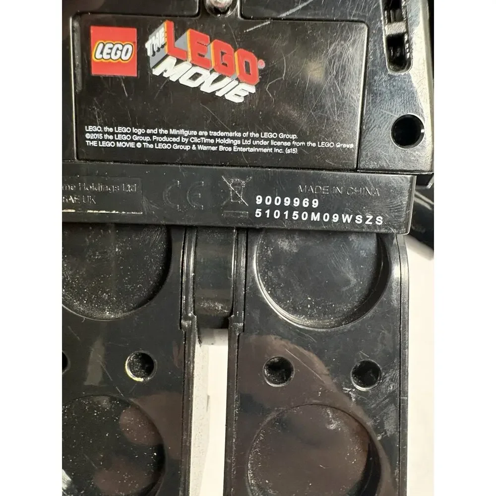 The LEGO Movie Wyldstyle Digital Alarm Clock 9in Tall Wild Style - Tested Works
